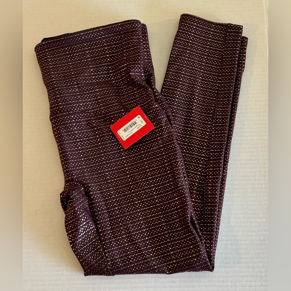 Spanx Booty Boost Active 7/8 Leggings, Metallic Mist Womens